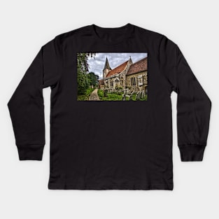 Holy Trinity Church Bosham Kids Long Sleeve T-Shirt